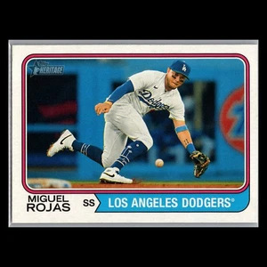 2023 Topps Heritage High Number - #523 Miguel Rojas - Los Angeles Dodgers - Bild 1 von 2