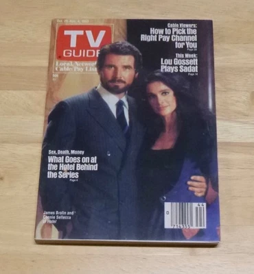 TV Guide 29 октября - 4 ноября 1983 James Brolin/Connie Sellecca HOTEL New Hampshire - Изображение 1 из 2