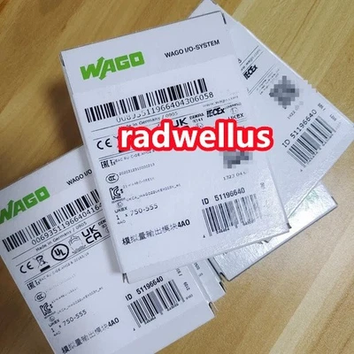 New in Box WAGO 750-555 PLC Module 750-555 750-555 - Image 1 of 2