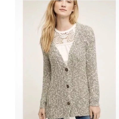 ANGEL OF THE NORTH Mujer Cárdigan Tejido Suéter Rubor Rosa Beige Talla S Foto 1 de 4