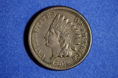 1861 Indian Head Cent #M24550 - Image 1 of 2