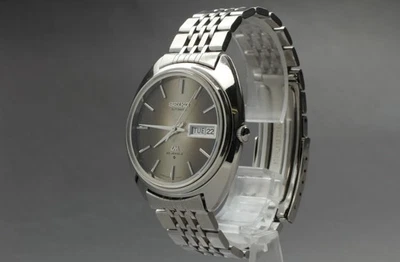 [N MINT] Vintage SEIKO LORD MATIC 5606 7151 Automa 23J Brown Men's Watch JAPAN - Image 1 of 4