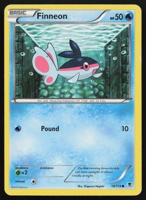 Pokemon Finneon 18/119 XY - Phantom Forces Non-Holo (LP - HP) - Image 1 of 2