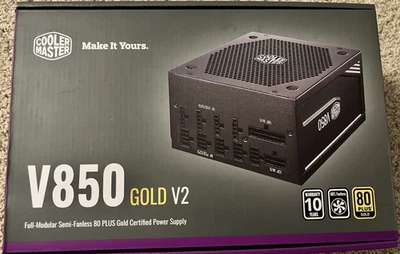 Cooler Master V850 Gold V2 Full Modular Semi-Fanless - Image 1 of 4