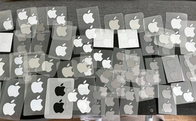 Authentic Apple OEM Logo Decal Stickers – Multiple iPad iPhone iPod Bulk - Image 1 of 2