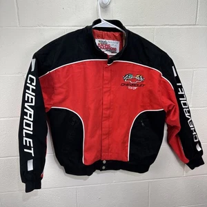 Vintage Racing Champions bestickte Chevrolet Racing Jacke rot Reißverschluss Medium - Bild 1 von 18