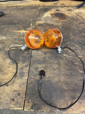 Harley Sportster FXR 73-84 luz de señal de giro cromo ámbar giro Super XL Foto 1 de 4