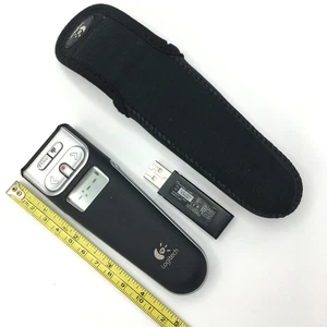 Logitech Cordless 2.4 GHz Presenter Laser Pointer R-R0001 timer, screen, USB-A - Picture 1 of 21