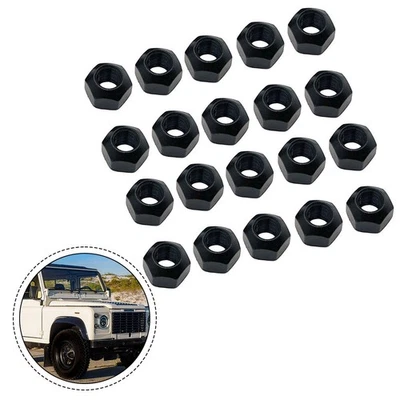 Wheel Lug Nuts Defender 90 Fit Carbon Steel Construction OEM Style Design - Image 1 of 4