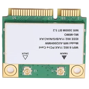 Wireless Net Card 2.4G/5G Dual Band 2974M Wifi6 Mu Mimo Multithreading Tec SPC - Zdjęcie 1 z 12