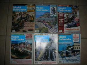 6 Model Railroader Magazines - 1988 (RR-1) - Picture 1 of 1