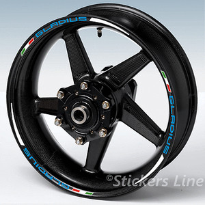 Adhésifs Moto Suzuki Gladius RACING2 - Bandes Roues