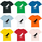 Personalisiertes T-Rex Dinosaurier T-Shirt Dein Name Tyrannosaurus Unisex Geschenk T-Shirt Top