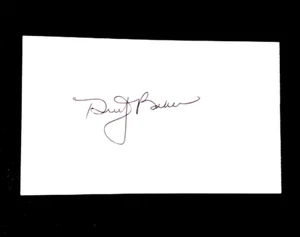 DUSTY BAKER HOUSTON ASTROS MANAGER DODGERS OF SIGNED AUTOGRAPHED INDEX CARD 3X5 - Picture 1 of 1