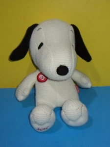 Just Play 65 Years Peanuts 14" Snoopy Knit Bean Bottom Stuffed Plush Character - Picture 1 of 3