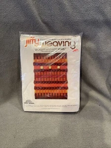 Retro SUNSET DESIGNS JIFFY WEAVING EMBROIDERY KIT Orange 3803 Sealed! NOS - Picture 1 of 7