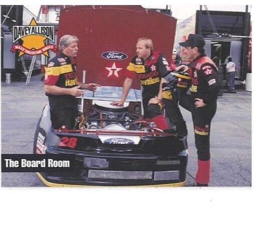 DAVEY ALLISON MAXX COLLECTOR SERIES THE BOARD ROOM Race Day 1993 Robert Yates nm - Image 1 of 2