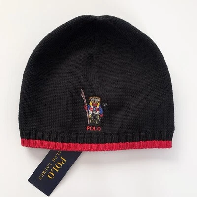 Gorro Polo Ralph Lauren Ski Bear 100 % algodón (pequeño) Foto 1 de 4