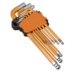 Sealey Premier Imperial Long Hex Key Set Ball End 9pc In A Storage Case AK71750 - Picture 1 of 7