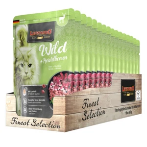 16 x 85 g Leonardo Finest Selection Wild & Blueberry Nassfutter Katzenfutter Cat - Bild 1 von 1