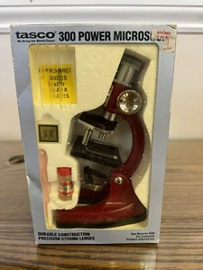 Vintage - 1988 Tasco 300E Variable Power Microscope with Discovery Kit - Picture 1 of 12