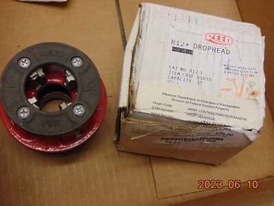 Reed Mfg - 05630 - DHR12 1NPT - 1" NPT R12+ Drophead - HSS High Speed Steel - Image 1 of 4