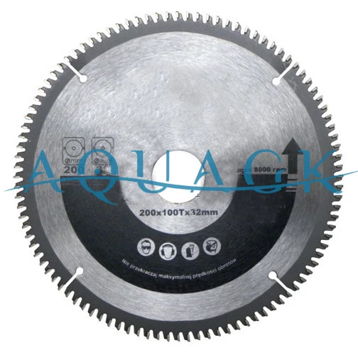 Lama per Sega Circolare Alluminio 200 X 32 MM 100 Hm Tuffo