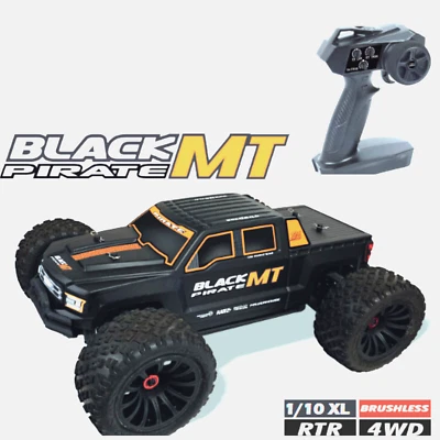 T2M Noir Pirate T4984 Monster Truck 1/10XL 4x4 Avec sans Brosse Moteur - Photo 1/4