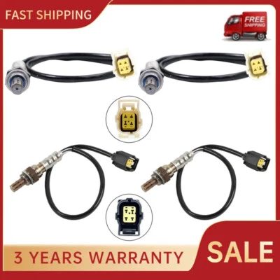 Juego de 4 sensores de oxígeno aptos para Jeep Wrangler 2012-2018 2018 Wrangler JK 3,6 L V6 Foto 1 de 4