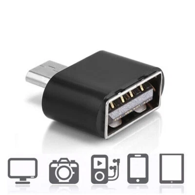 Micro USB zu USB A OTG Adapter USB-STICK Buchse Handy Universal Tablet Tab A87 - Bild 1 von 4