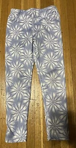 Gymboree Flower Floral Leggings Kids Girls Size:7/8 EUC - Picture 1 of 4