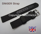Nylon Military Black Strap - 18MM LUG - Fits Seiko SNK809 7S26-02J0