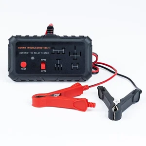 Automotive Relay Tester 12V Auto Relay Diagnostic Tool with Battery Clip *NEW* - Bild 1 von 7