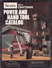 Sears Craftsman Power and Hand Tools catalog 1975/76 FREE SHIPPING B & W