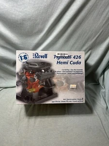 Rare Revell 1/6 scale Dodge 426 Hemi Cuda Engine Kit *Diecast and Plastic* - Picture 1 of 8