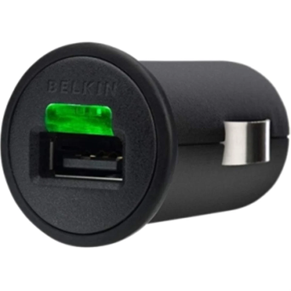Belkin For Apple iPhone iPad Micro USB Car Charger 2.1 AMP BLACK (F8Z689TT) - Image 1 of 1