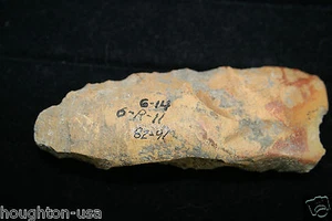 Ancient Native American Indian Chert Stone Knife. Madison Co. IL, w/Collection # - Picture 1 of 10