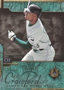 2005 Upper Deck Ultimate Collection Baseball #17 Carl Crawford 269/475