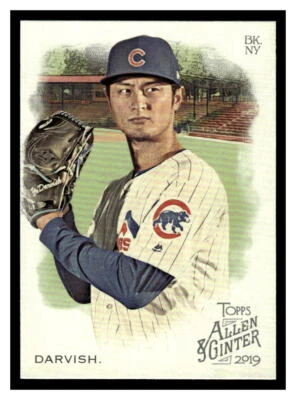 2019 Topps Allen & Ginter  #371 Yu Darvish - Chicago Cubs  SP - Image 1 of 2