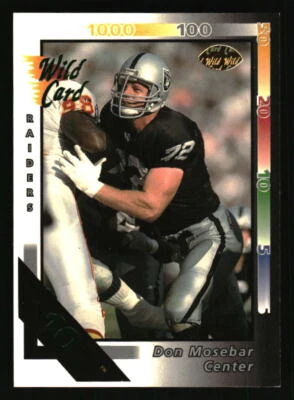 1992 Wild Card 10 Stripe #308 Don Mosebar - Image 1 of 2