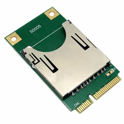 Mini PCI-E Express pcie to SD SDHC MMC Memory adapter Card Converter Reader  - Image 1 of 2