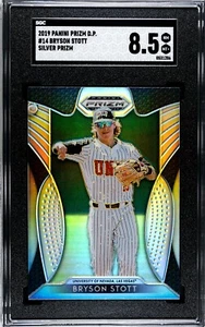 2019 Panini Prizm Draft Picks #14 Bryson Stott SGC 8.5 NM-MT+ Silver Prizm - Picture 1 of 2