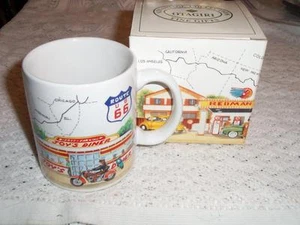 Otagiri Route 66 Gedenk Kaffeebecher mit Originalkarton Stanley Papel - Bild 1 von 1
