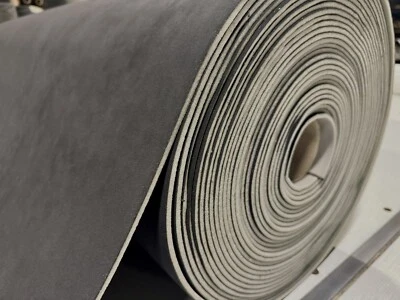 ORIGINAL Alcantara Stoff TIEFSCHWARZ mit ca.4,00mm Schaumstoff Rücken für Sitze! - Bild 1 von 4