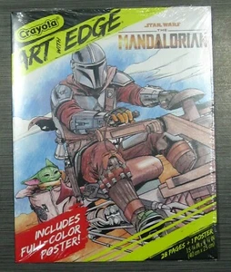 Libro para Colorear y PÓSTER CRAYOLA ART Edge Star Wars The Mandalorian YODA GROGU - Imagen 1 de 5