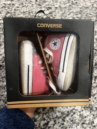 Scarpe bambino Converse Chuck Taylor First Star rosa bianco 88871 taglia 1