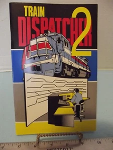 Train Dispatcher Signal Computer Consultants 1985-PC Game Windows MANUAL - Picture 1 of 4