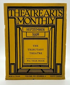 Theatre Arts Monthly September 1928 London Theater Volume XII Number 9 Magazine - Picture 1 of 2