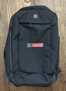 Travis Mathew Lateral Backpack Computer Bag Laptop Navy - Motorcraft Logo - Picture 1 of 9
