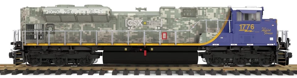 Locomotora diésel MTH 70-2160-1 G CSX RailKing SD70ACe escala con proto-sonido 3,0 Foto 1 de 1